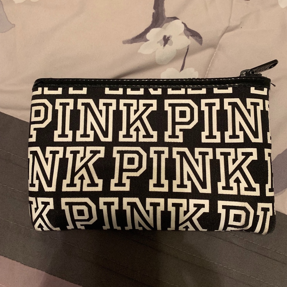 Pink make up bag